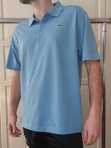 Polo lacoste azzurra cotone - azzurra,