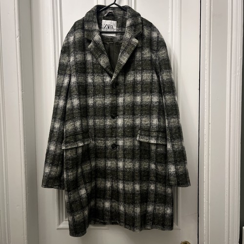 Cappotto quadri zara misto - cappotto,