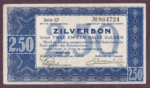 Olanda fiorini zilverbon - olanda,