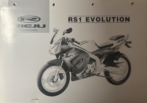 Rieju rs1 evolution manuale - rieju,