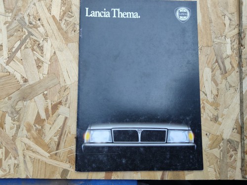 Depliant lancia thema 1985 - depliant, thema,1/1985