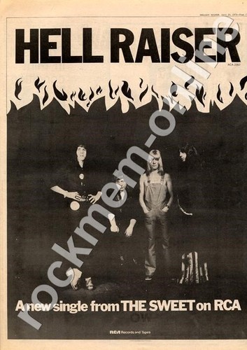 Sweet the hell raiser - the, advert
