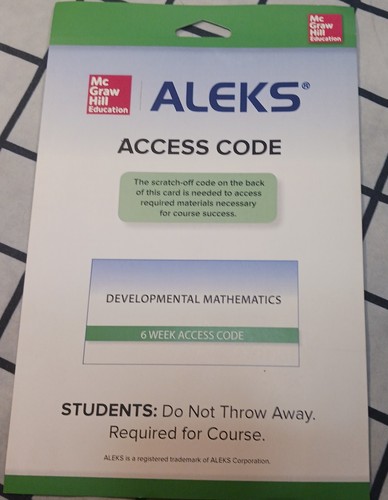 Aleks development mathematics - aleks,
