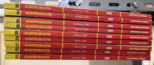 Lotto rivista quattroruote - 9x,