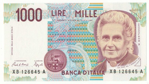 1000 lire montessori - 1000,