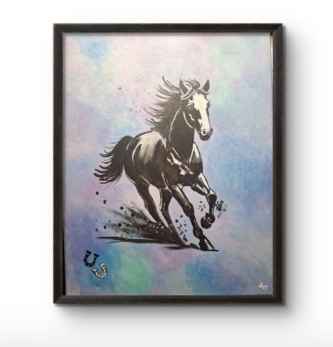 Cavallo pastello originale