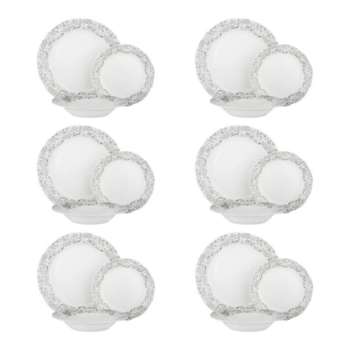 Set piatti secret garden 18 - set,