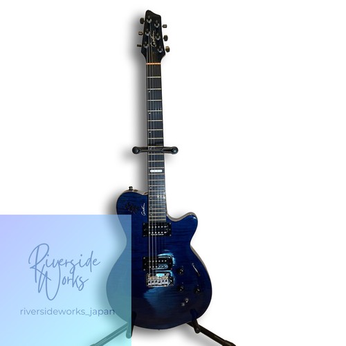 Godin lgxt trans blue chitarra - godin,