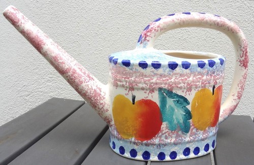 Annaffiatoio ceramica fioriera