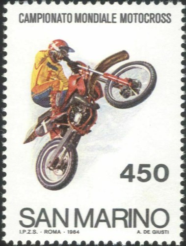 San marino 1984 moto motocross - 1984,