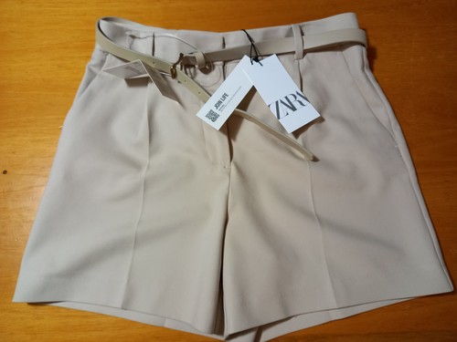 Shorts zara beige nuovi - beige,