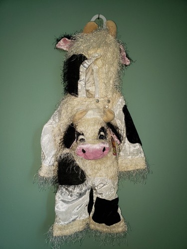 New celebration cow - new, black