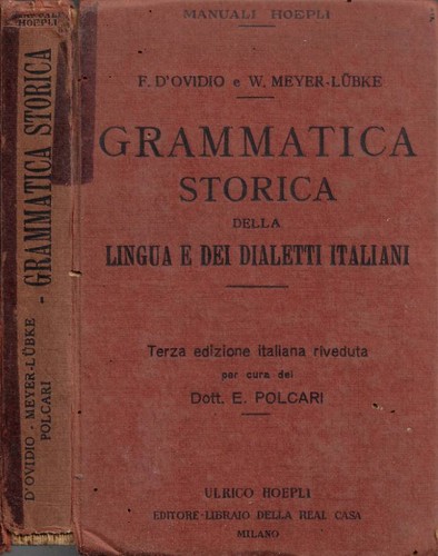 Grammatica storica della - grammatica,