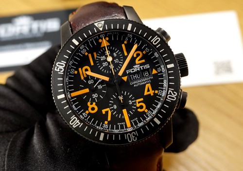 Fortis 42mm b42 cronografo - fortis,
