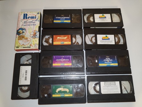 Lotto vhs disney varie cartoni - vhs,