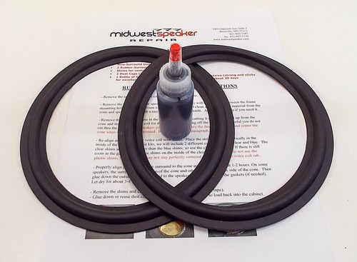 Kit woofer surround gomma - surround,