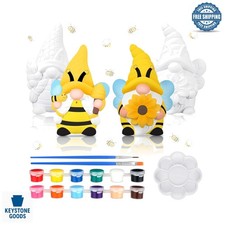Kit pittura gnomi ceramica - kit,
