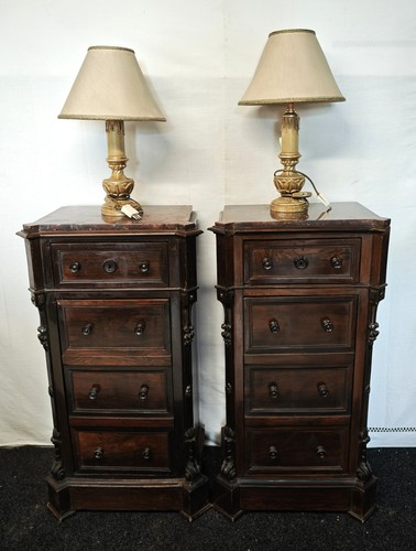 Coppia antichi comodini - , –