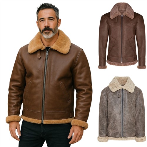 Giacca pelle pecora uomo - giacca,