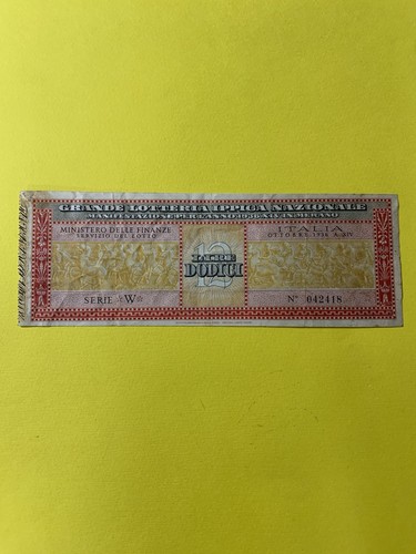 Biglietto grande lotteria - biglietto,