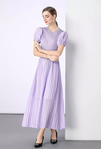 Vestito viola chiaro lilla con - chiaro,