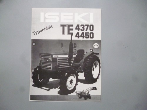Trattore iseki 4370 4450 - trattore,