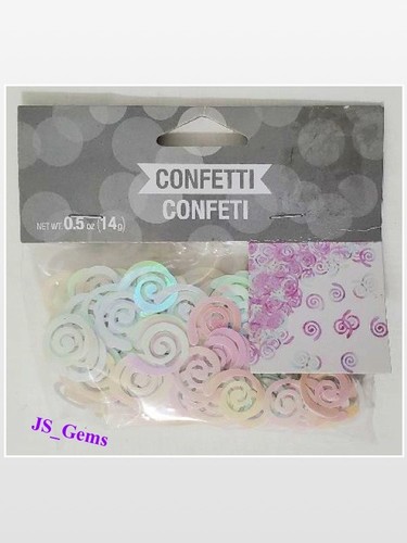 New confetti white holographic - new,