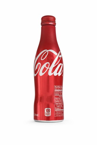 Bottiglia latta coca cola - bottiglia,