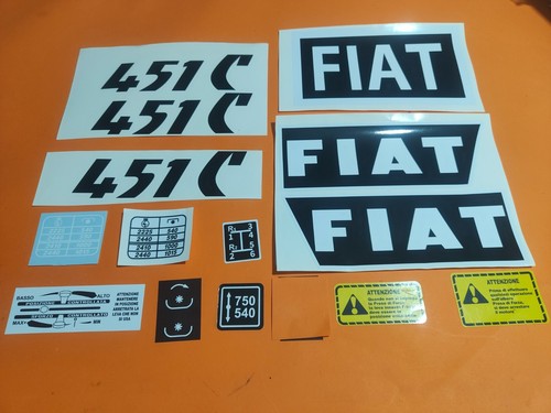 Adesivi decalcomanie fiat 451 - adesivi,