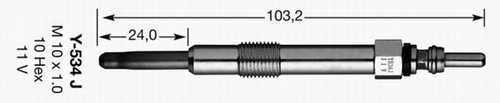 Candeletta ngk 7771 per nissan - ngk,