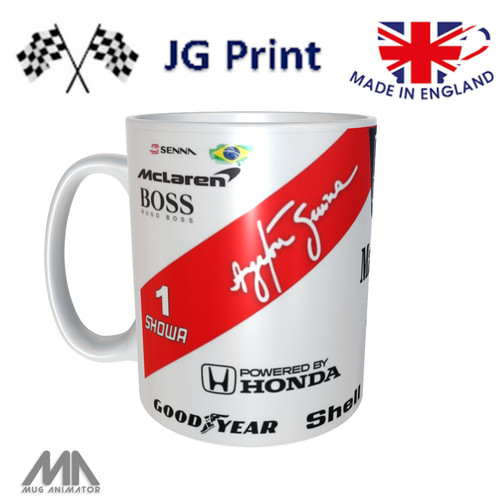 Tazza ispirata ayrton - tazza, senna