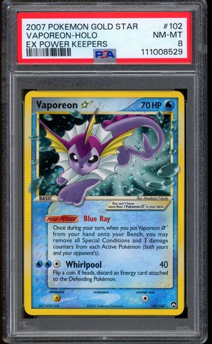 2007 pokemon vaporeon gold - pokemon,