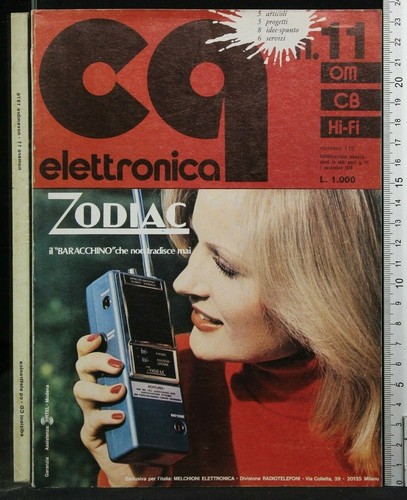 Elettronica n 11 novembre - cq,