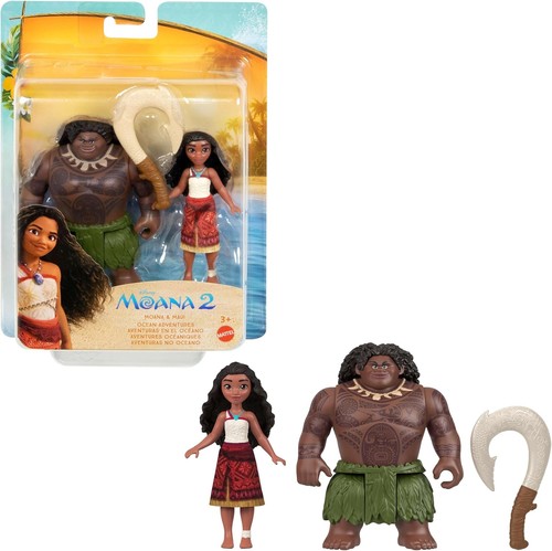 Vaiana maui box bambole 10cm - vaiana,