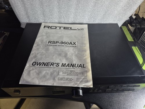 Rotel rsp 960ax - rotel, rsp-960ax