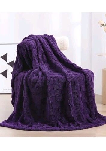 Linecooo coperta pile viola - coperta,