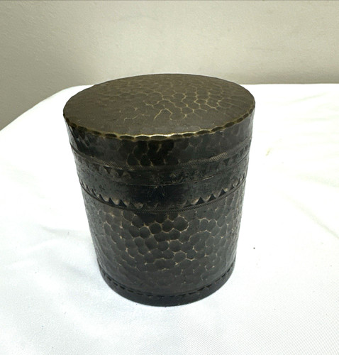 Vintage hammered lidded - vintage,