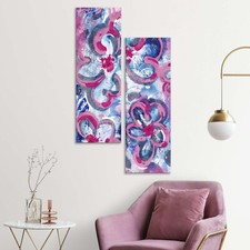 2 Quadri Astratti Moderni su