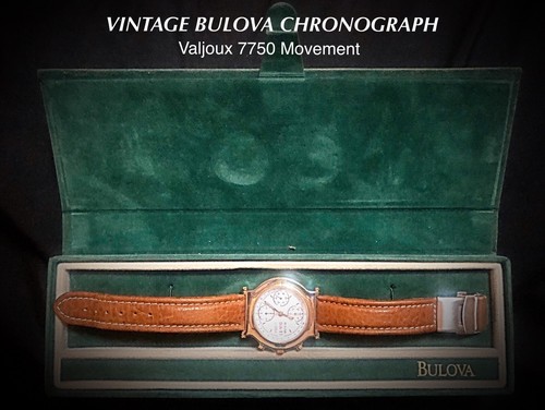 Cronografo bulova vintage con - bulova,