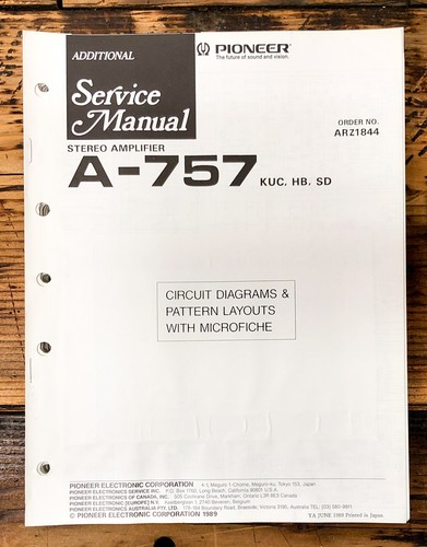 Amplificatore pioneer 757 - amplificatore, a-757