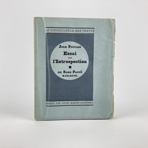 Jean prévost essai - essai, sur