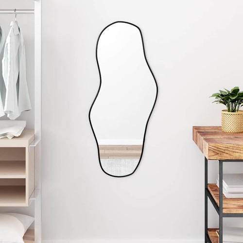 Specchio parete nero 90x40 - specchio, da