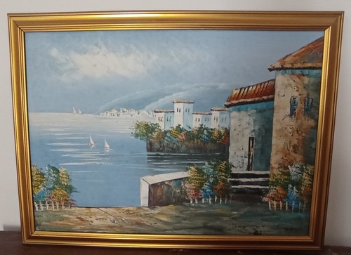 Quadro olio tela - olio,