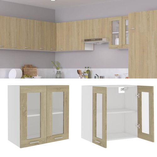 Hanging glass cabinet - glass,