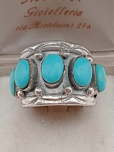 Anello antico stile navajo - antico,