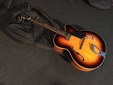 Chitarra elettrica De Armond Guild X-135 Antique Burst SN KC9094391 e custodia morbida