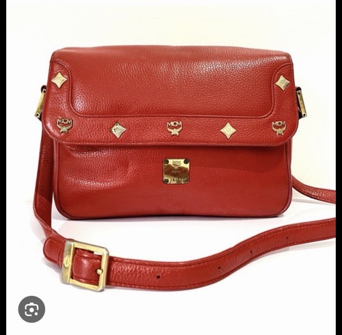 Borsa tracolla mcm rossa - a,