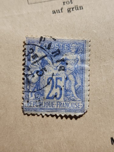 Francia usato 1876 25c - usato,