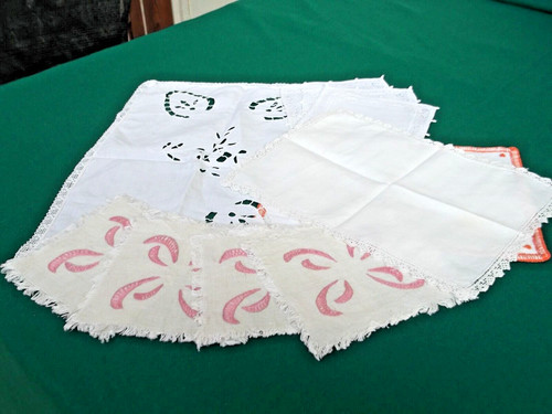 Lotto centrini antichi - lotto, 10