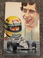 Cartolina Ayrton Senna 3